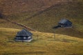 Two mountain barns in Bucegi mountains