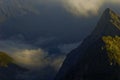 Two mountain peaks near Grossglokner glacier. Royalty Free Stock Photo