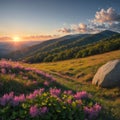 two mountains in the National Park of Virginia, Mountain Laurel and Old Rag Moun...