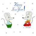 Two mouse for the new year 2020