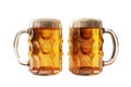 Two mugs of beer Royalty Free Stock Photo