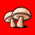 mushroom vector Royalty Free Stock Photo