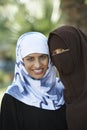 Two Muslim Women Royalty Free Stock Photo