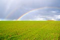 Two natural rainbow