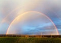 Two natural rainbow