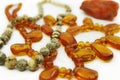 Two necklace made of natural Baltic amber