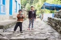 Two Nepali kids