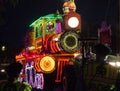 An Elaborate Train Float in the Orpheus Parade