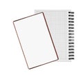 Two notepads isolated Royalty Free Stock Photo