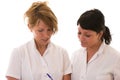 Two nurses Royalty Free Stock Photo