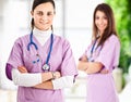 Two nurses Royalty Free Stock Photo