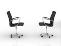 Two office chairs Royalty Free Stock Photo