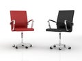 Two office chairs Royalty Free Stock Photo