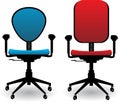 Two Office chairs Royalty Free Stock Photo