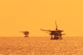 Two Offshore Production Platforms For Oil and Gas