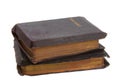 Two Old Bibles Royalty Free Stock Photo