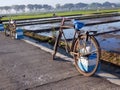 Two old bicycles as a means of transportation Royalty Free Stock Photo