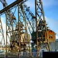 Two Old Cranes at the Ex Mare Island Naval Shipyard in Vallejo, Ca