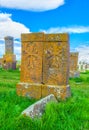 Two old khachkars