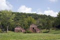 Two Old Red Barns Royalty Free Stock Photo