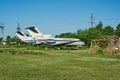 Two old soviet aircrafts YAK-40