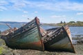 Two boat wrecks on the Isle of Mull