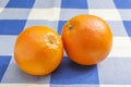 Two oranges Royalty Free Stock Photo