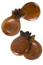 Two pair castanets Royalty Free Stock Photo