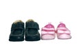 Two pair of child shoes Royalty Free Stock Photo