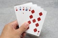 Two Pair poker hands Royalty Free Stock Photo