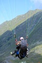 Two paragliders Royalty Free Stock Photo