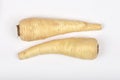 Two parsnips Royalty Free Stock Photo