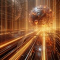 A two pass rendering technique that simulates the interaction o
