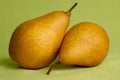 Two Pears Royalty Free Stock Photo