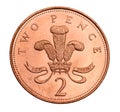 Two pence coin