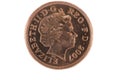Two pence head Royalty Free Stock Photo