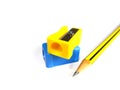 Two pencil sharpeners Royalty Free Stock Photo
