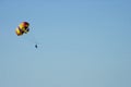 Two people parasailing Royalty Free Stock Photo