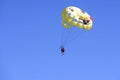 Two people Parasailing Royalty Free Stock Photo