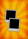 Two photo frames Royalty Free Stock Photo