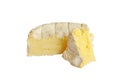 Two pieces of french cheese - Camembert.