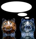 Two Pigs Royalty Free Stock Photo