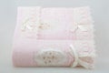 Two pink lace towel Royalty Free Stock Photo