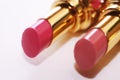 Two pink luxury lipstick