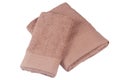 Two pink towel Royalty Free Stock Photo