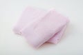 Two pink towels Royalty Free Stock Photo