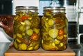 Home-canned Sweet & Spicy Pickles