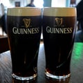 Two pints of Guinness Dublin, Ireland