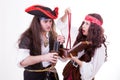 Two pirates found box of tresure