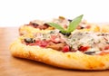 Two Pizzas Close up Royalty Free Stock Photo